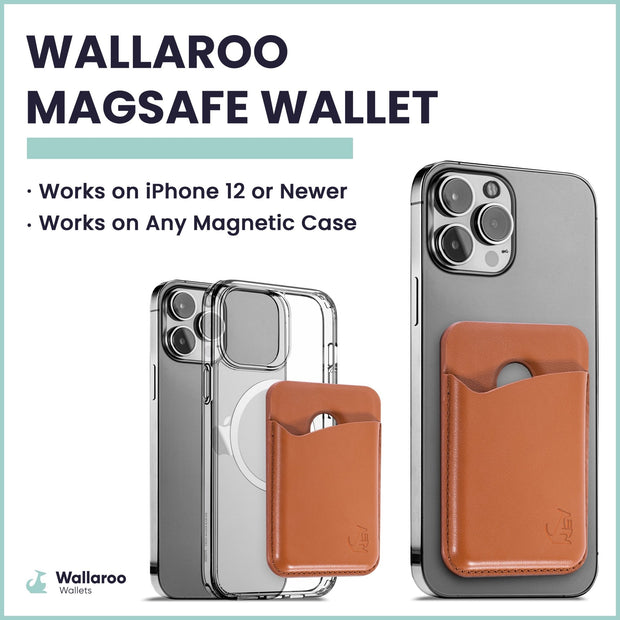 MagSafe Wallet - Brown - Wallaroo Wallets