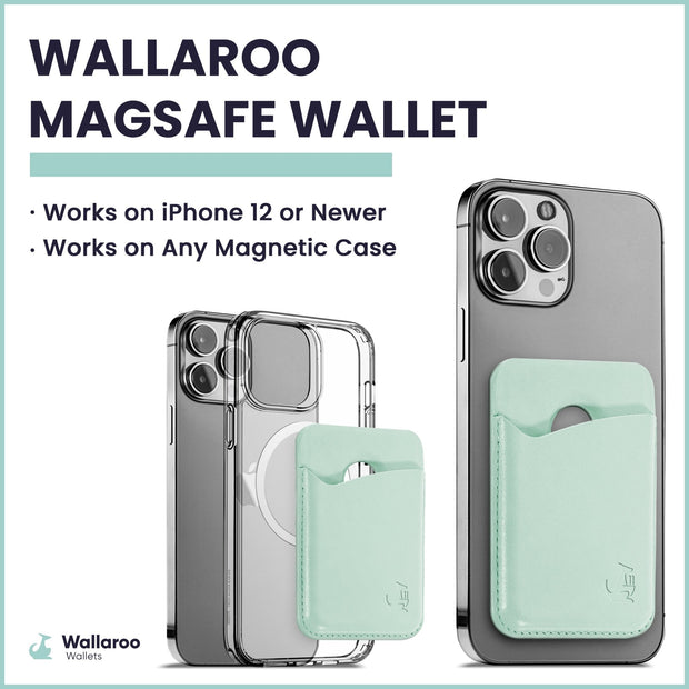 MagSafe Wallet - Spearmint - Wallaroo Wallets