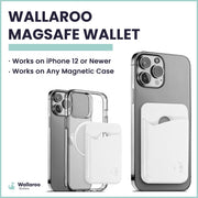 MagSafe Wallet - White - Wallaroo Wallets