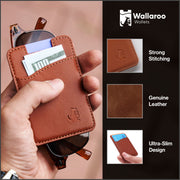 Slim Wallet - Brown - Wallaroo Wallets