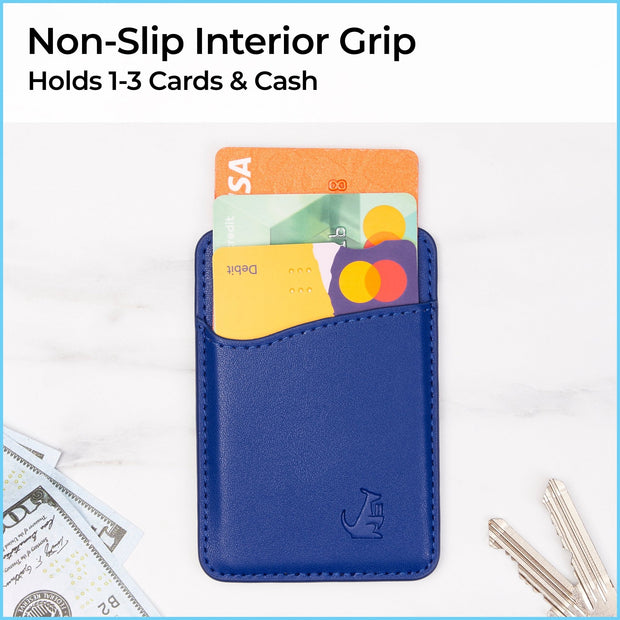 Stick On Wallet - Royal Blue - Wallaroo Wallets