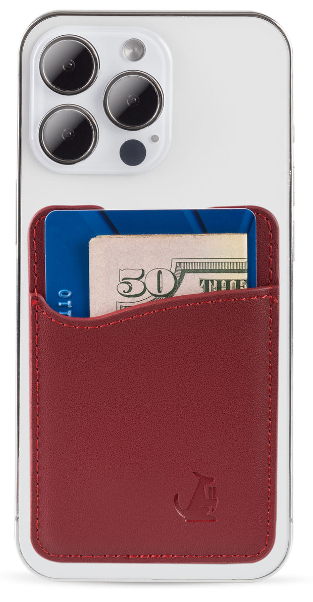Cabernet Leather - Phone Wallet