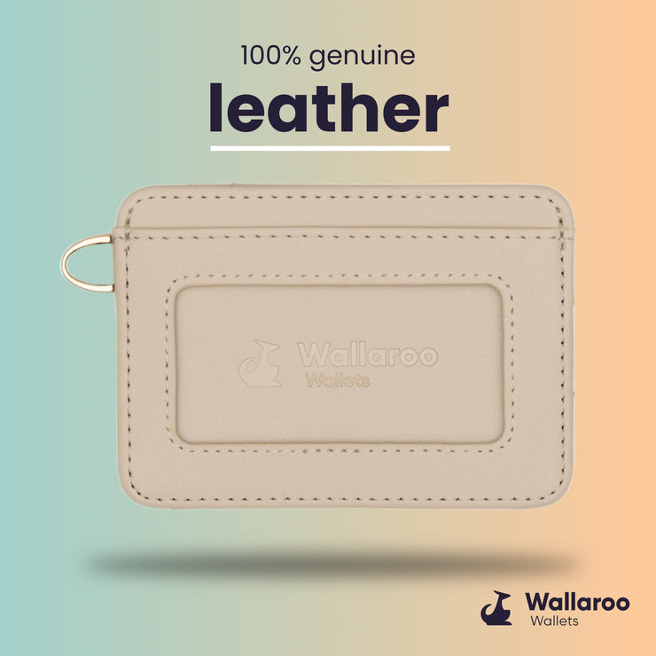 Wrist Wallet - Beige - Wallaroo Wallets